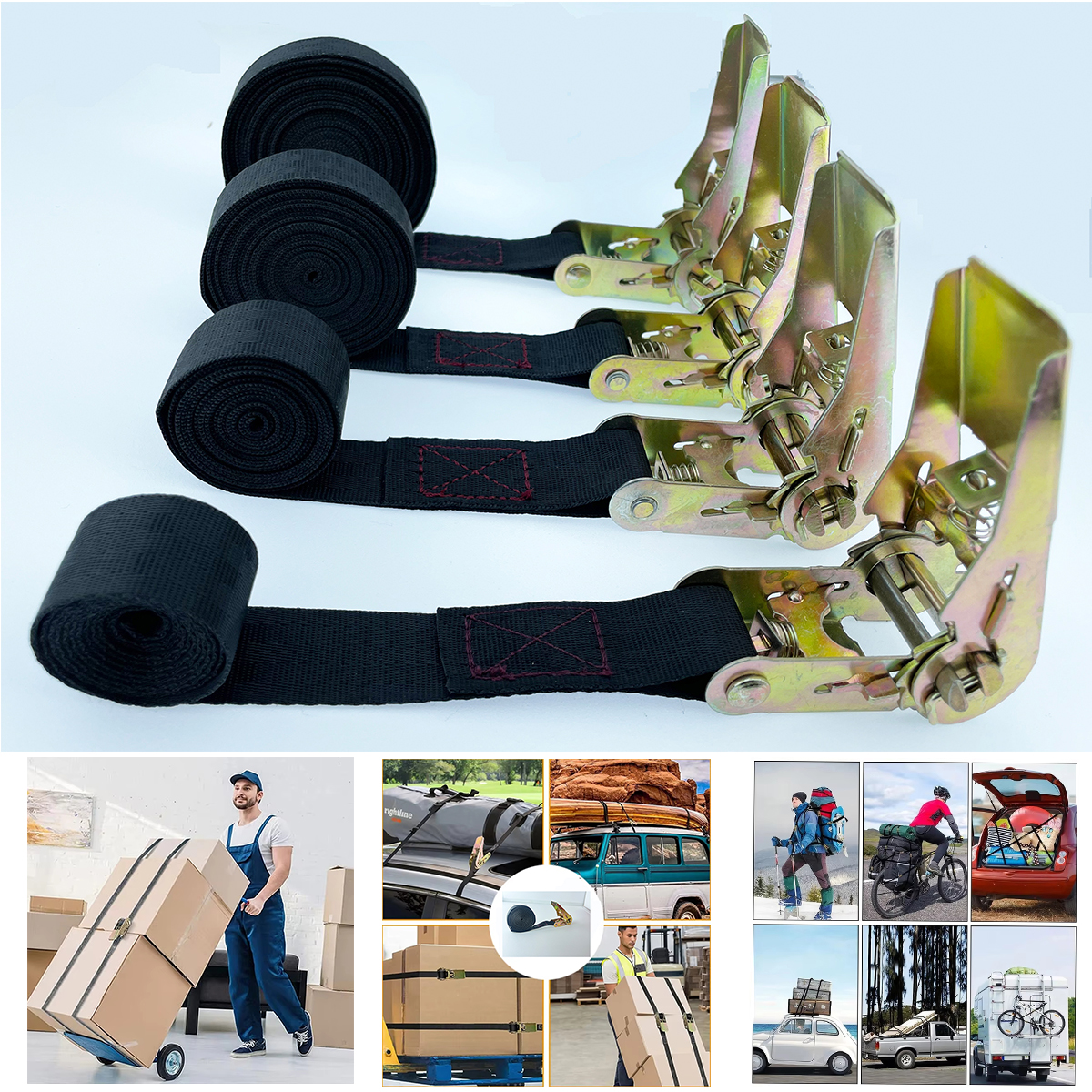 Cargo Strap Ratchet Tensioner  - Travel Accessories Luggage Straps recension och pris