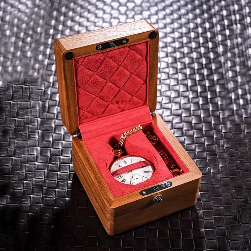 Custom LOGO Wood Portable Shoc - Accessories Travel Jewelry Box recension och pris