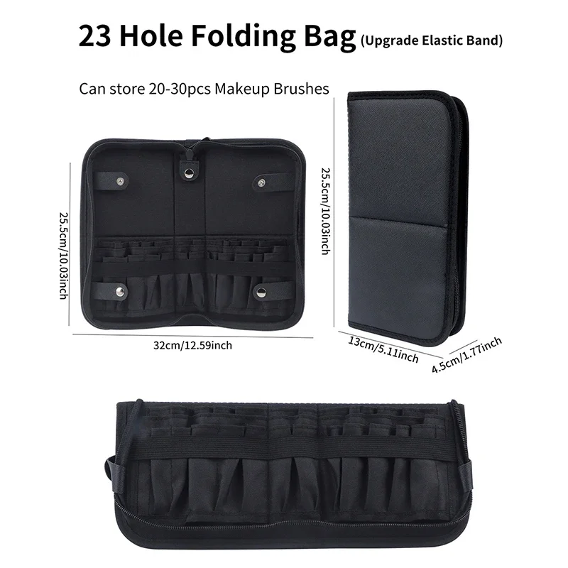 29/23 Holes Foldable Makeup Br - Travel Z recension och pris