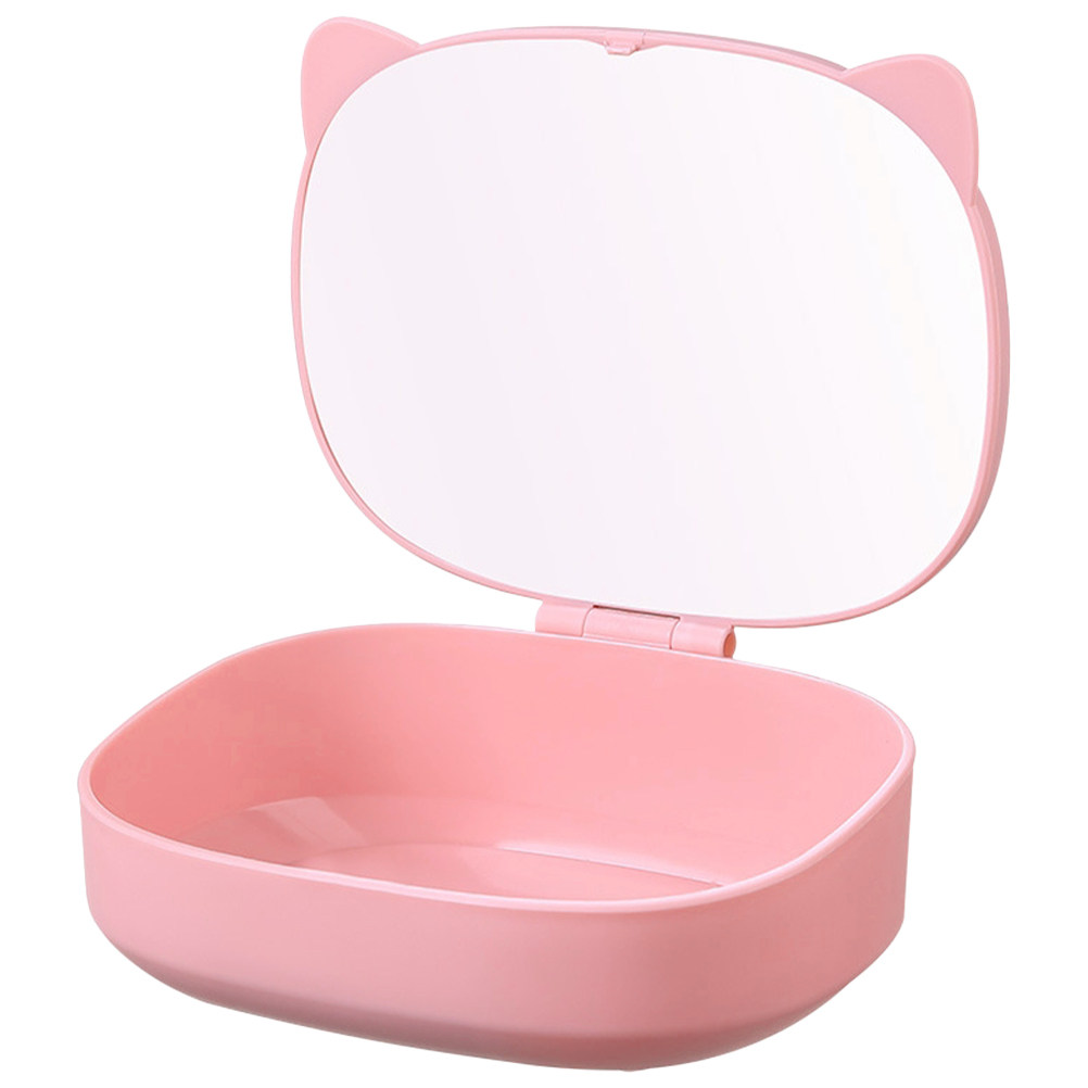 Portable Cat Ear Hair Clip Org - Accessories Travel Jewelry Box recension och pris