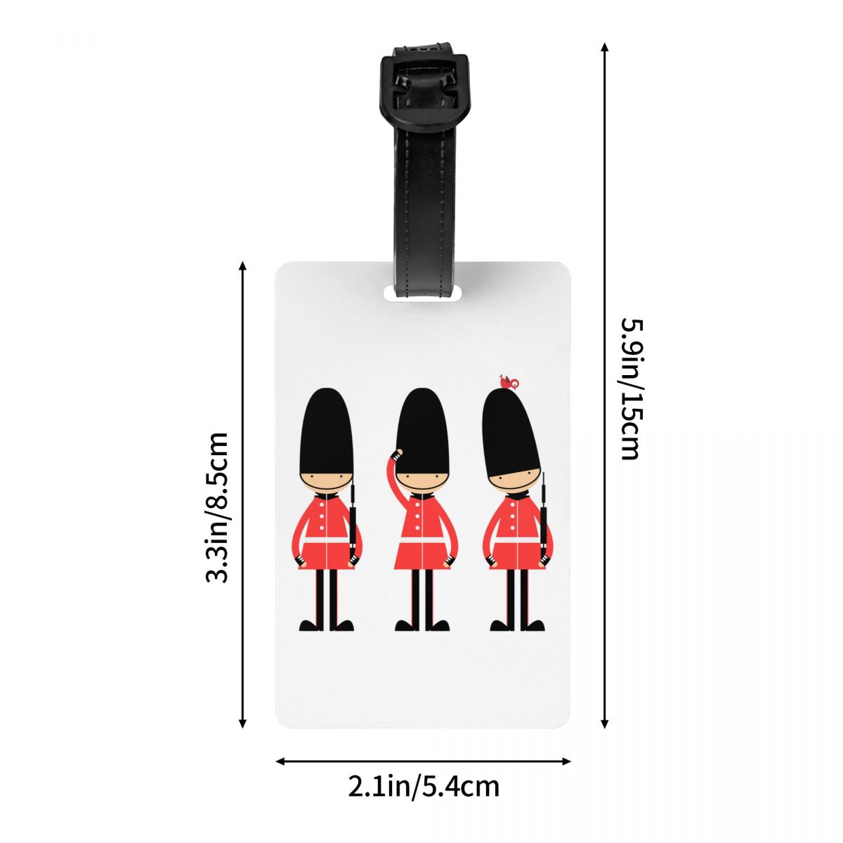 Custom Cartoon British Soldier - Travel Accessories London recension och pris