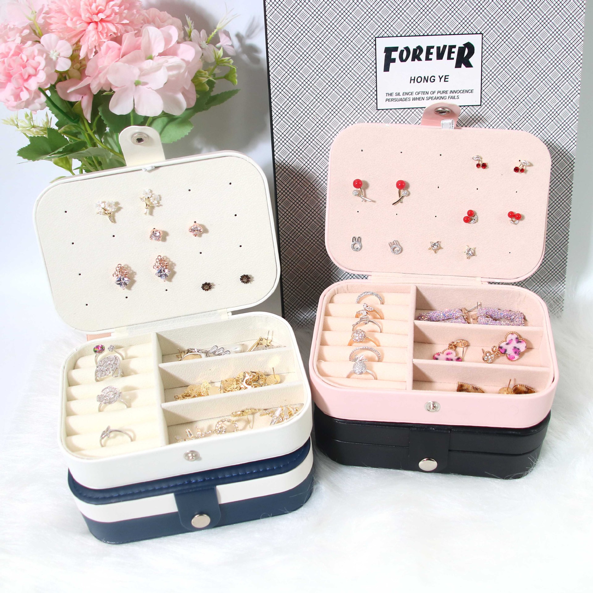1 Pcs Portable Multi-Compartme - Accessories Travel Jewelry Box recension och pris