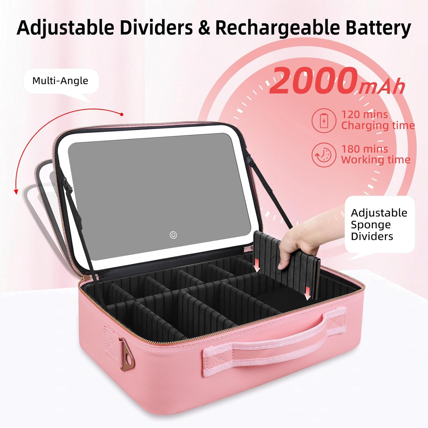 Large Capacity Makeup Bag 15'' - Travel Z recension och pris