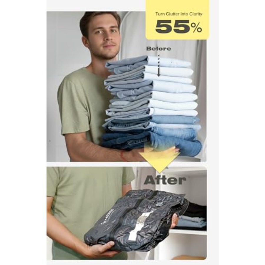AirVault Reusable Vacuum Compr - Compression Bag Vacuum recension och pris
