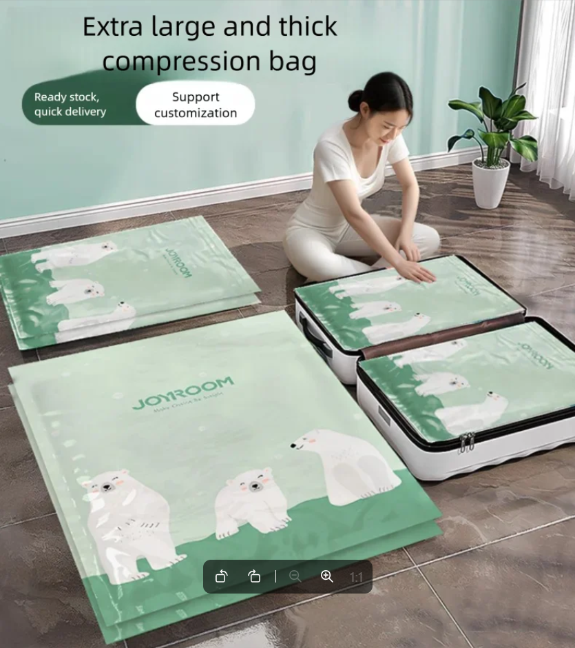 3Pcs Vacuum Compression Bags S - Compression Bag Vacuum recension och pris